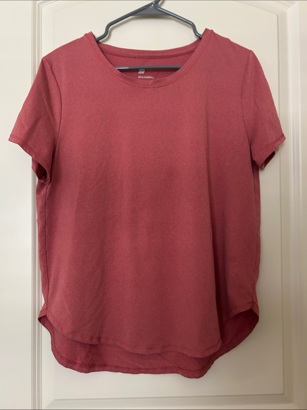 all in motion Dusty Rose Short Sleeve Tee